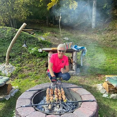 Waldhuette Glueck Auf Casa vacanze Notsch bei Bleiberg